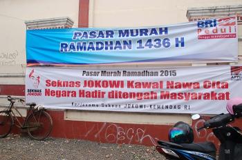 “Pasar Murah Ramadan 2015” di Tengah Kunjungan Jokowi ke Purwokerto