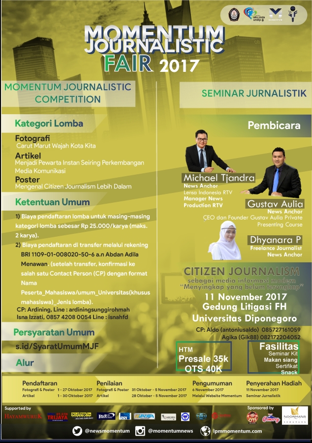 [Media Partner] Momentum Journalistic Fair 2017