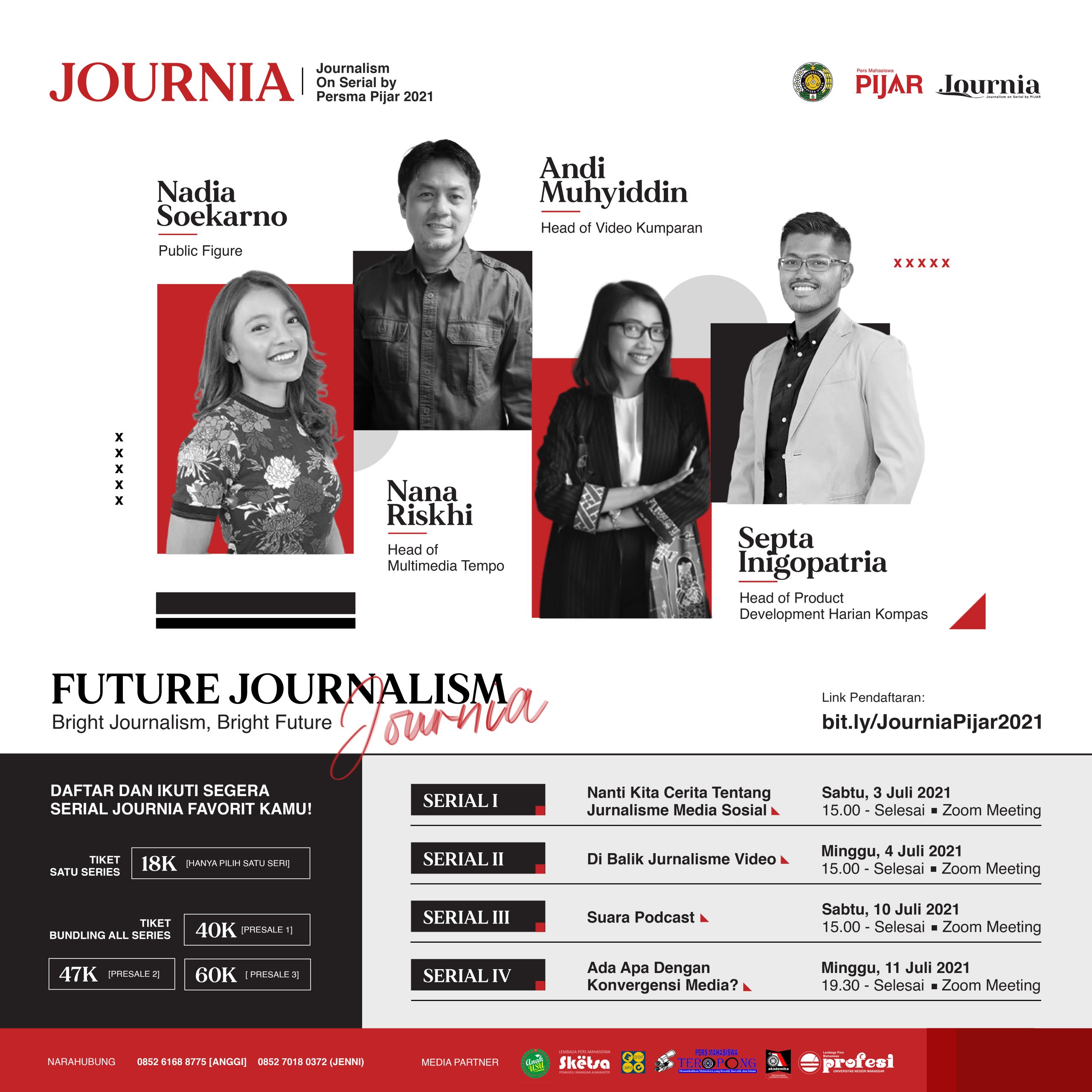 [Media Partner] Journalism On Serial (Journia) by Persma Pijar 2021