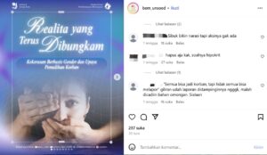 Sumber: Kolom Komentar Unggahan Instagram @bem_unsoed (30/6/2025)