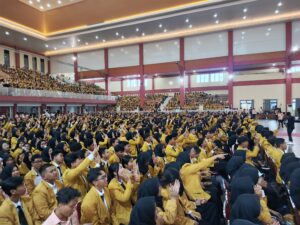 Antusiasme Mahasiswa Baru dalam Soedirman Student Summit (S3) Day 1 (11/08/2025) (beritaunsoed.com/Ryu Athallah Raihan)