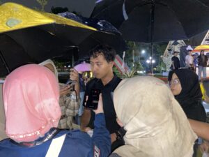 Wawancara bersama Dandha, perwakilan Bhinneka Ceria (16/8/2025) (beritaunsoed.com/Amanda Putri Gunawan)