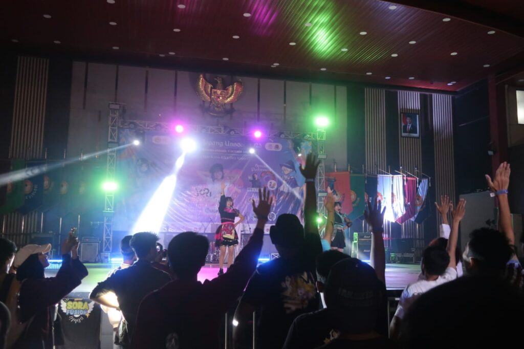 Penampilan di Festival Jepang Unsoed (FJU) Unsoed 2025 (5/10/2025) (beritaunsoed.com/Tegar Pri Antony)