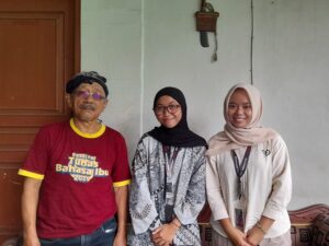 Awak Sketsa bersama Bambang Wadoro (20/11/2025) (beritaunsoed.com/ Nesya Huwaida)