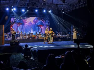 Penampilan Sendratari Jagabaya di Hetero Space Banyumas. (14/2/2026) (Beritaunsoed.com/Kania Nurma Gupita)