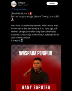 Penipuan Unsoed