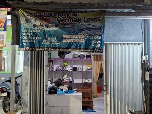 (Epa Laundy melayani jasa laundry cuci setrika dan cuci basah (6/11/2026) (Beritaunsoed.com/Velen Candra Nadia)